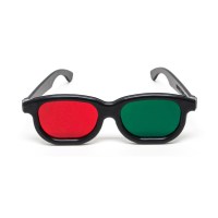 okulary czerwono zielone,okulary z luźnymi soczewkami,luźne soczewki