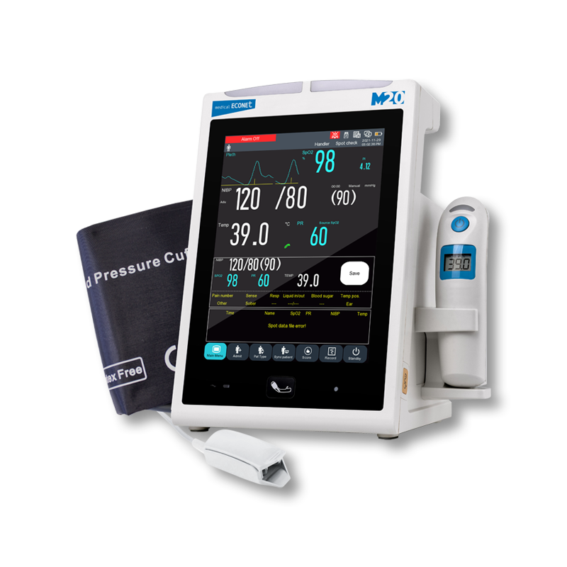 monitor pacjenta,kardiomonitor,monitor funkcji życiowych,kardiomonitor medical econet,monitor serca